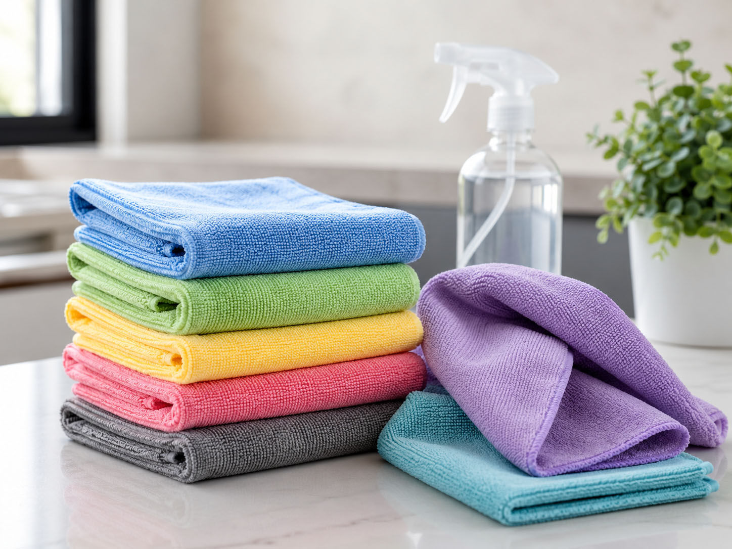 Microfiber Cleaning Cloths - Household cleaning