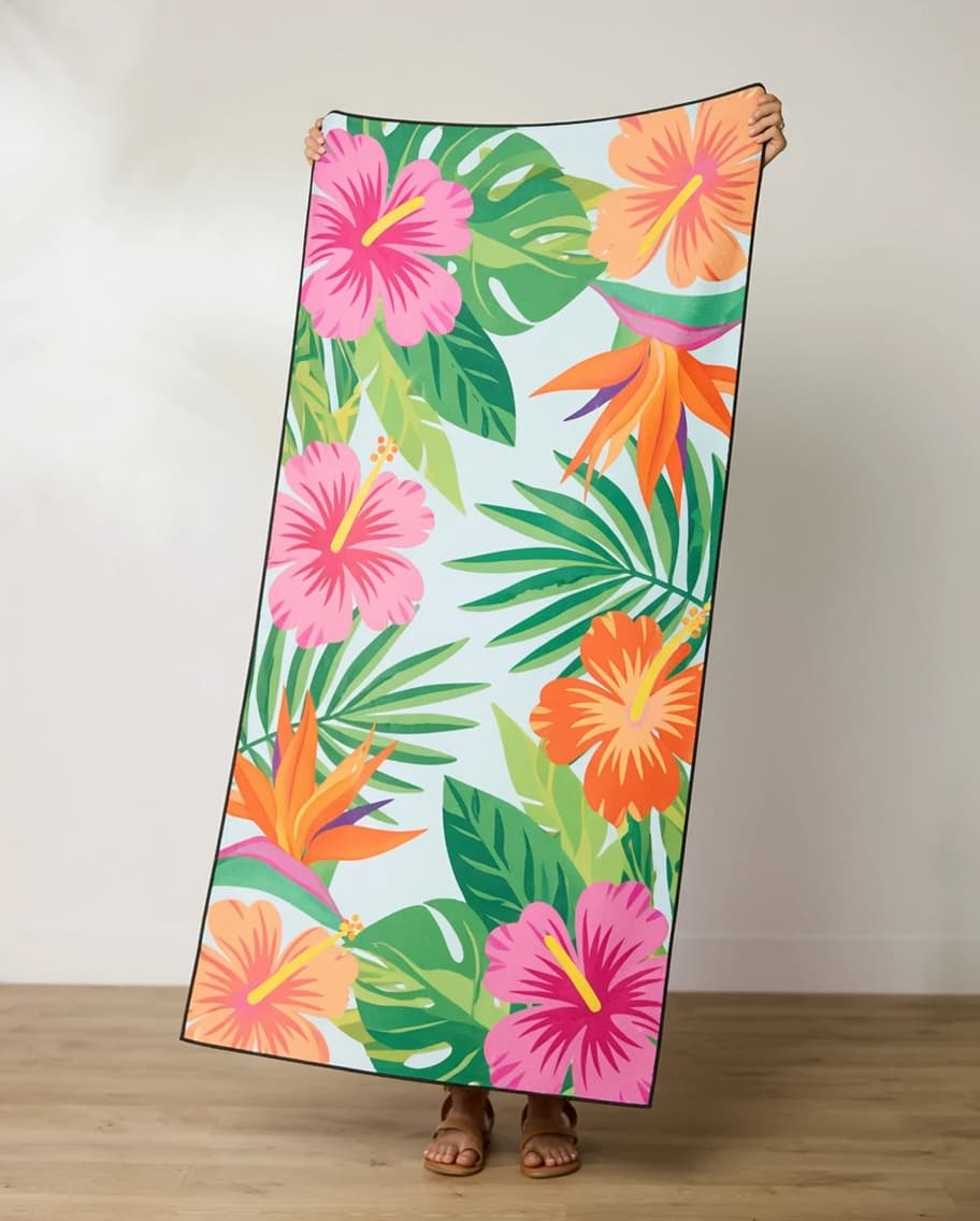 Summer Graphic Beach Towel