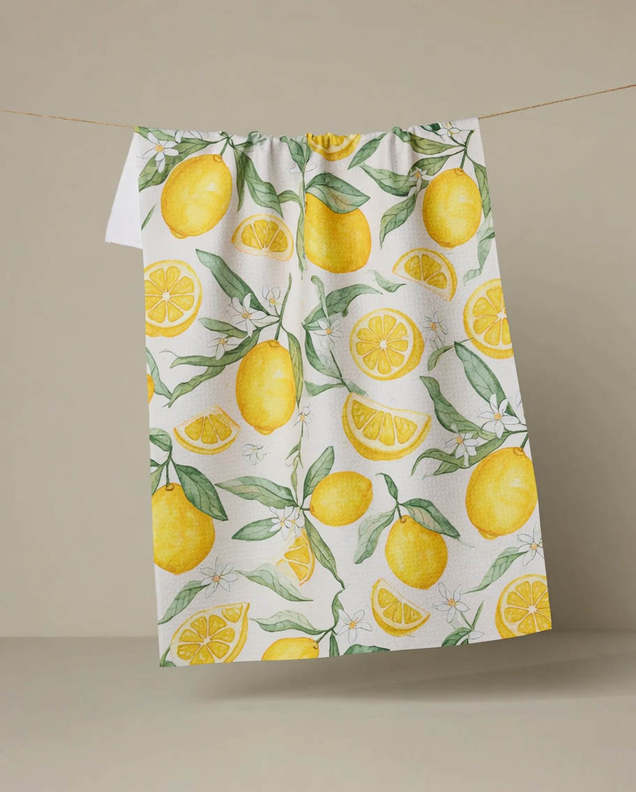 Lemon Grove Tea Towel