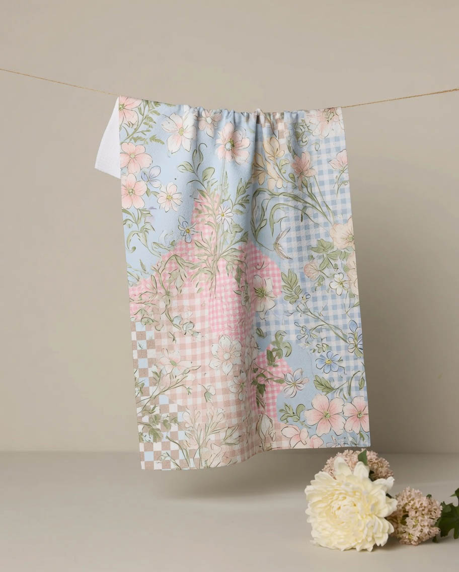Soft Meadow Tea Towel