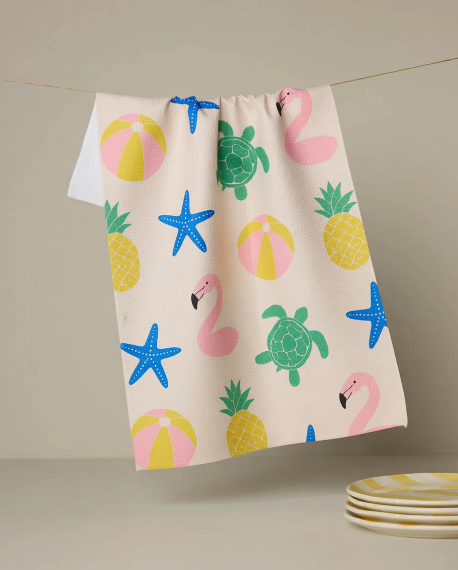 Baking Stripe Tea Towel