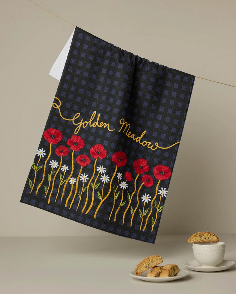Coastal Tile Tea Towel