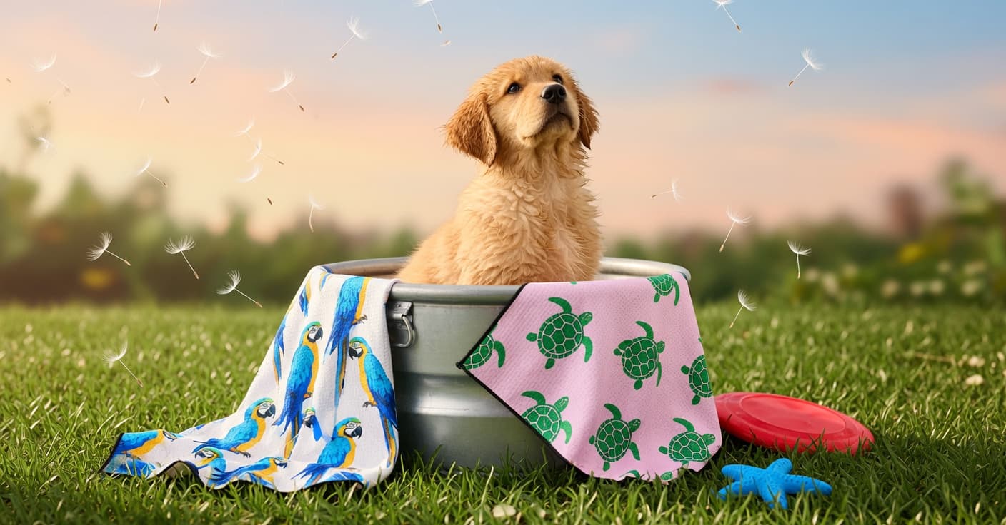Custom Dog Towels