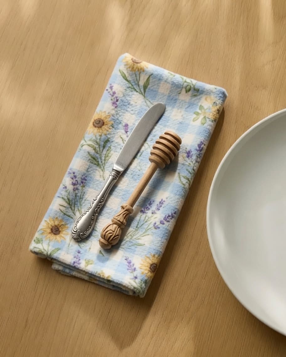 Blue Tile Dinner Napkin
