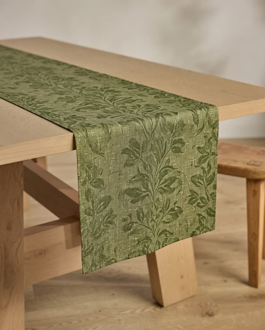 Soft Floral Table Runner