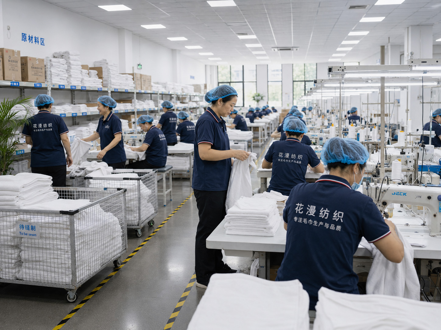 Huaman Tex sewing production quality check for process control and manufacturing capability