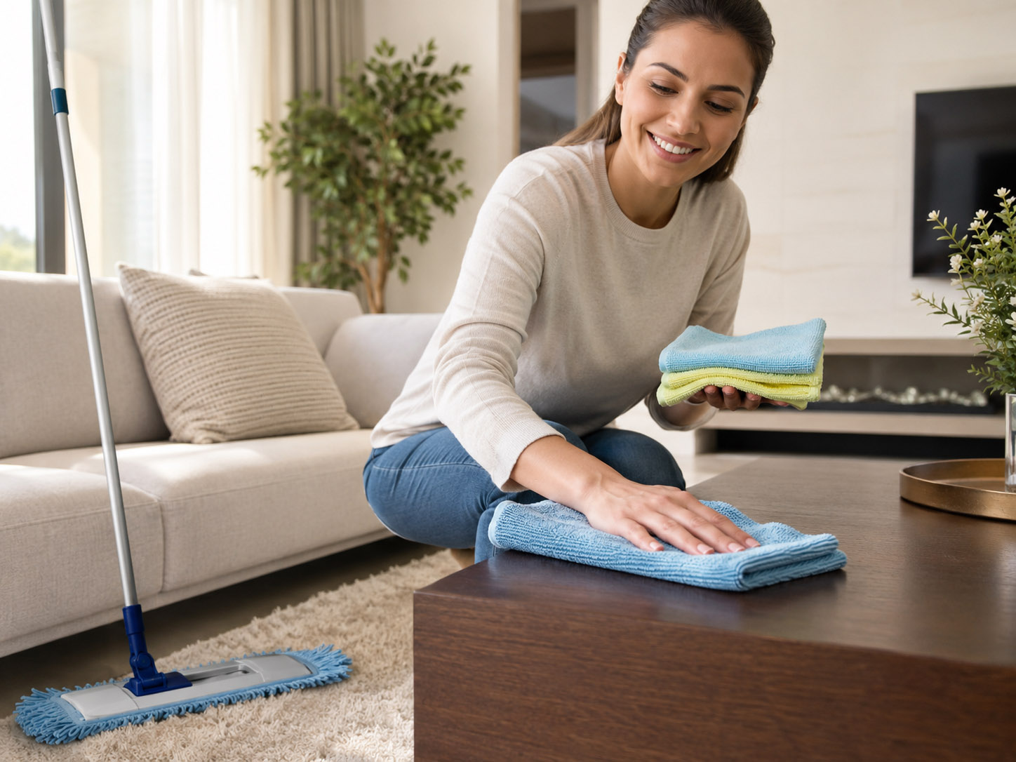 Custom microfiber cleaning cloth